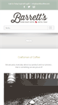 Mobile Screenshot of barrettscoffee.com